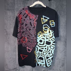 Rutherford Premium Collection Abstract T Shirt Size XL (23 in p2p) EUC